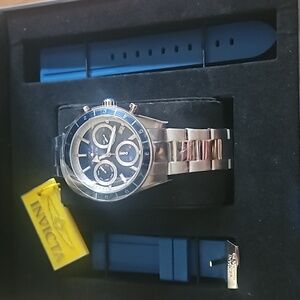 NIB INVICTA Five Elements Swiss Ronda E60 Caliber Men's Watch 41 mm extra strap